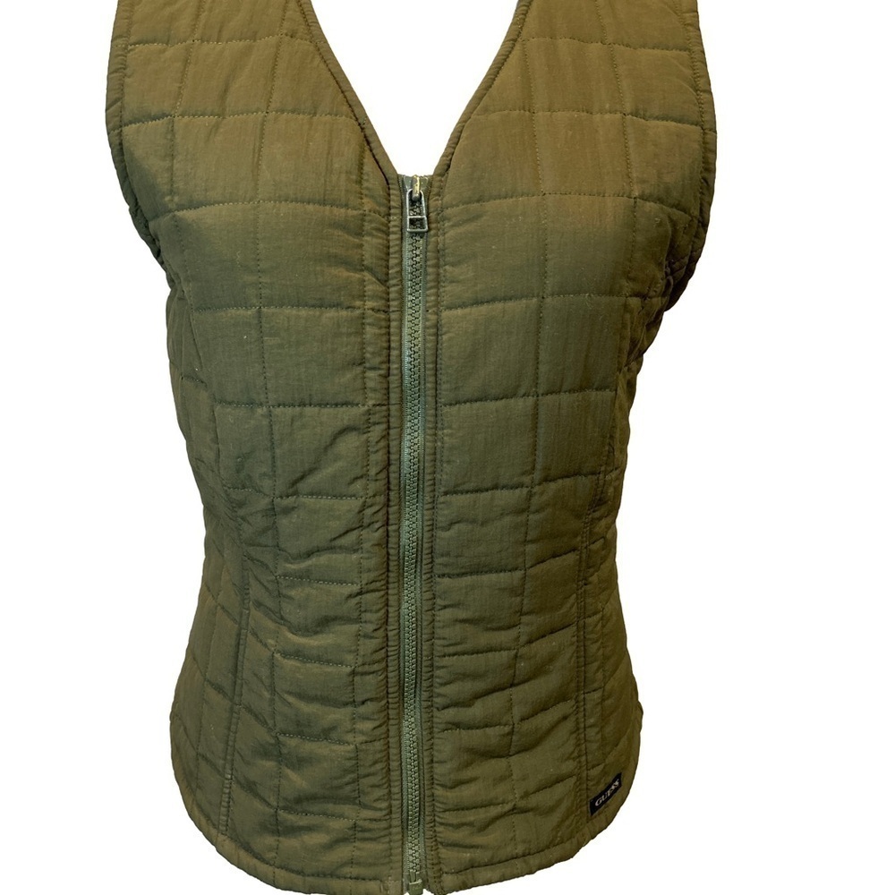 Guess Quilted Fitted Vest//Small